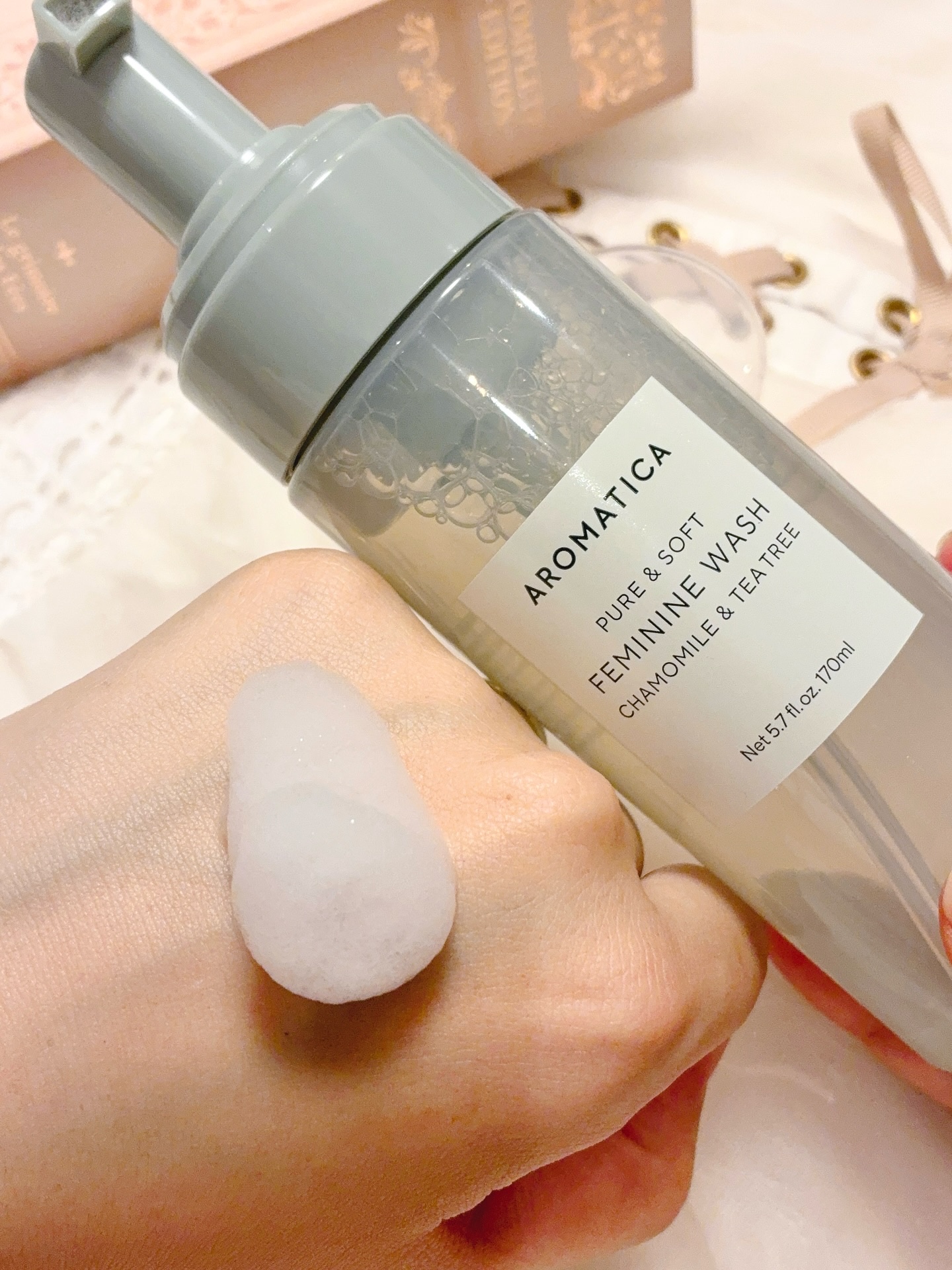 ピュア＆ソフトフェミニンウォッシュ /AROMATICA/デリケートゾーンケアを使ったクチコミ（3枚目）