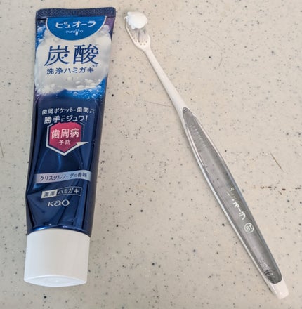 ピュオーラ 炭酸ハミガキ【医薬部外品】/ピュオーラ/歯磨き粉を使ったクチコミ(2枚目)