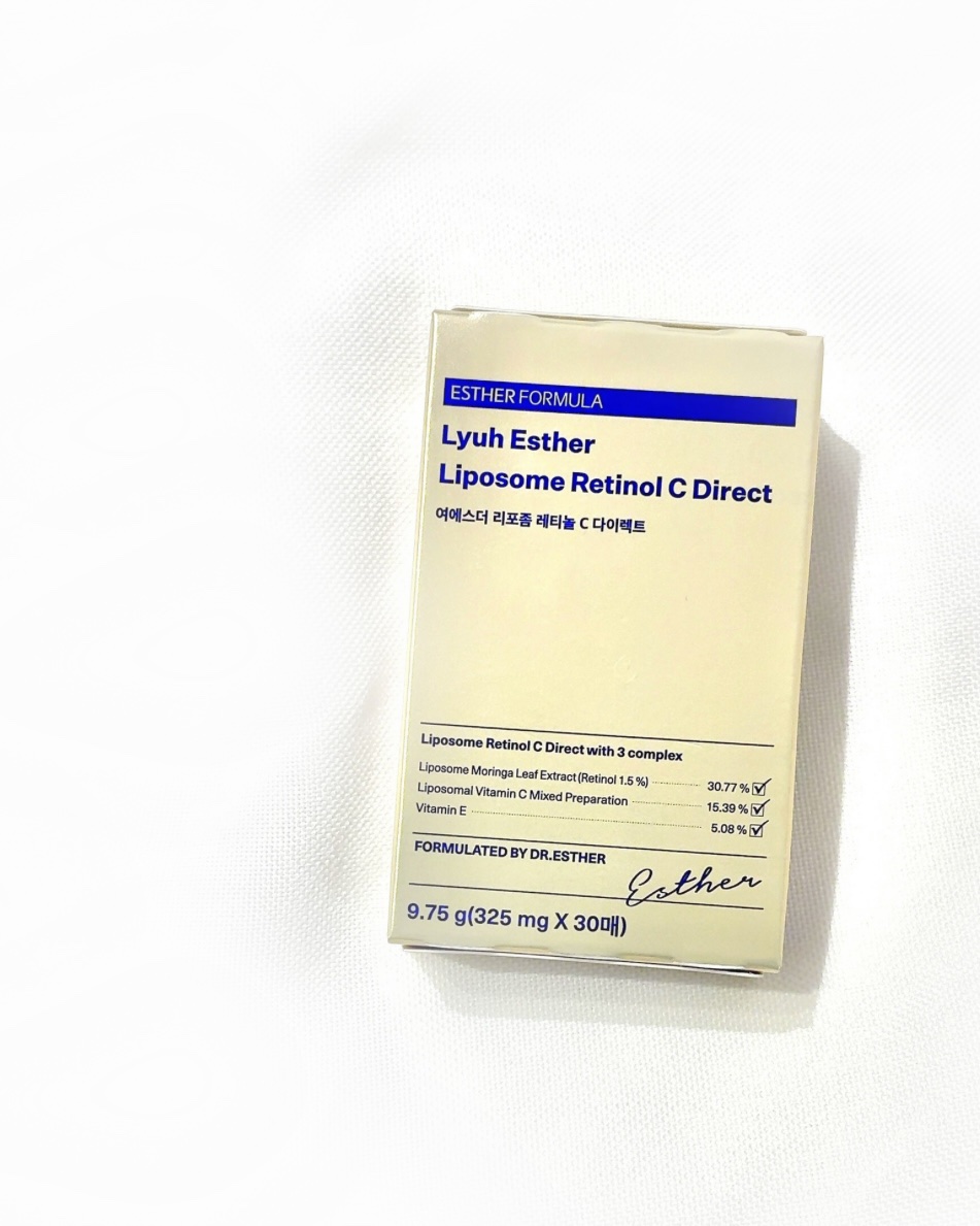 ヨエスターリポソームレチノールCダイレクトフィルム/ESTHER FORMULA/美容サプリメントを使ったクチコミ（1枚目）
