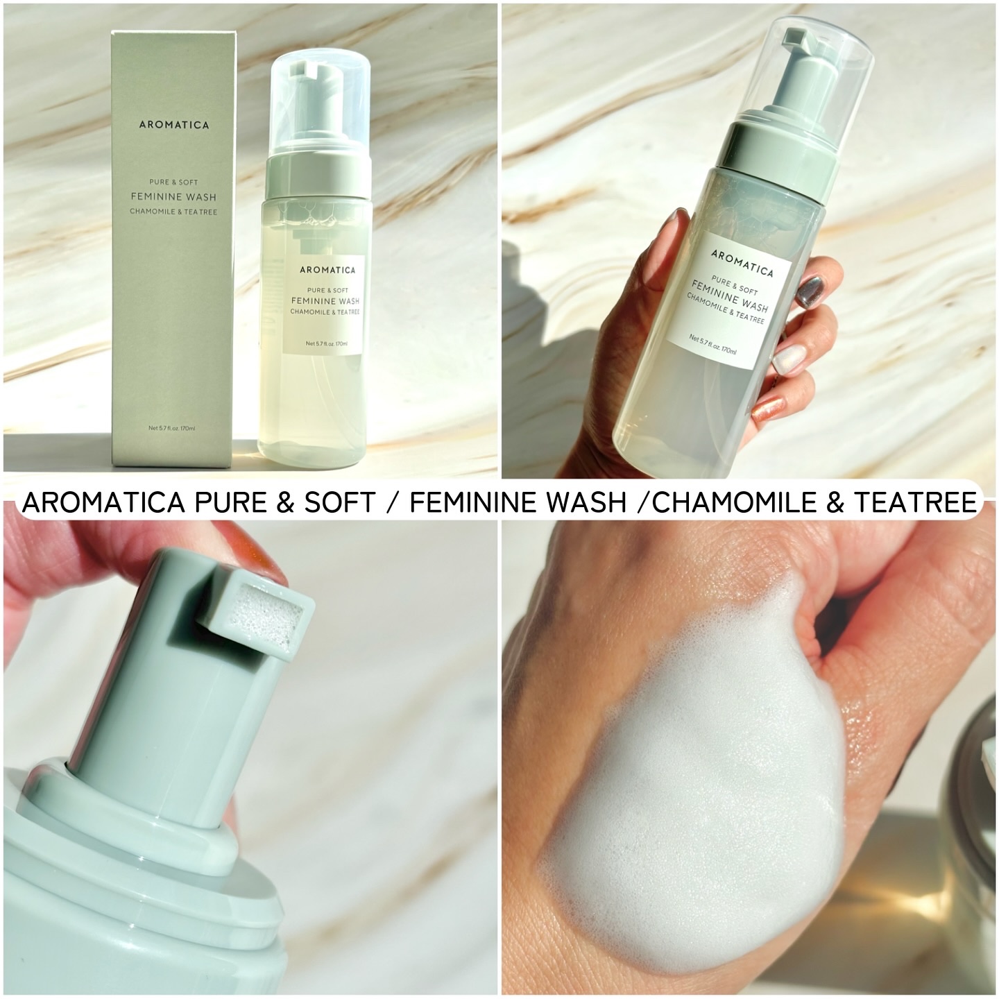 ピュア＆ソフトフェミニンウォッシュ /AROMATICA/デリケートゾーンケアを使ったクチコミ（3枚目）