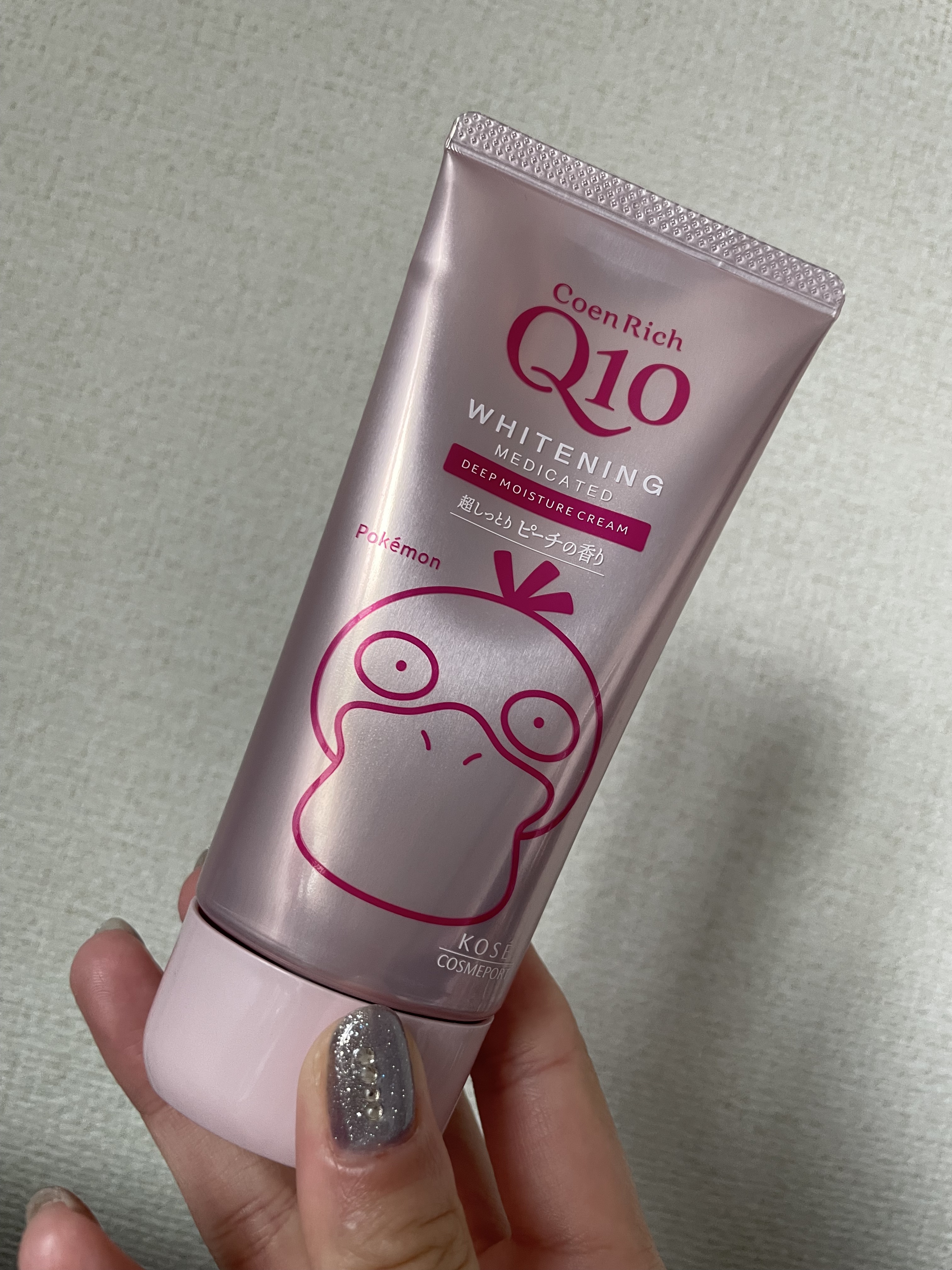 コエンリッチ　薬用ホワイトニング  ハンドクリーム ディープモイスチュア もぎたてピーチの香り【医薬部外品】/コエンリッチQ10/ハンドクリームを使ったクチコミ（1枚目）