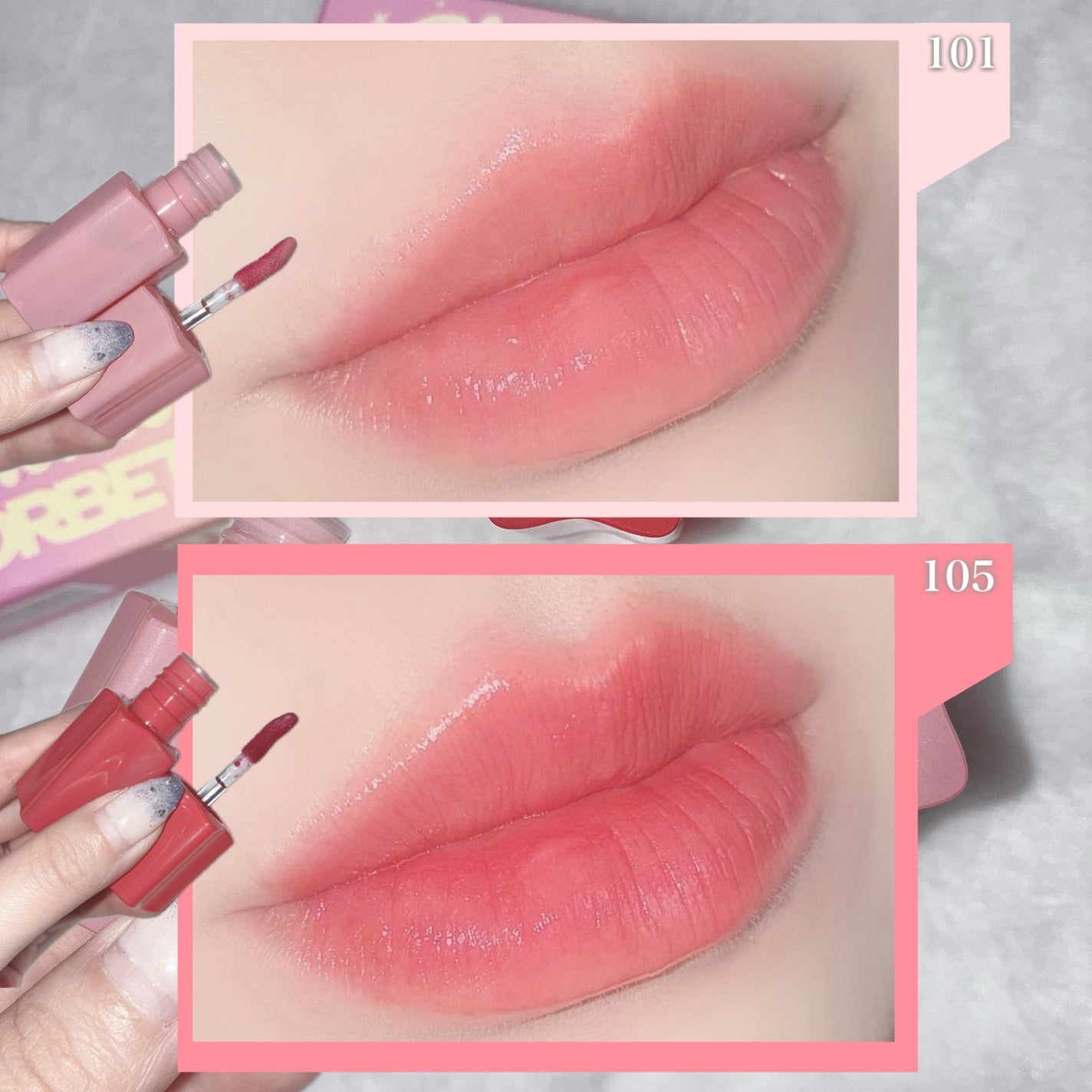 グロウイットソルベティント/tiptoe/リップティントを使ったクチコミ(4枚目)