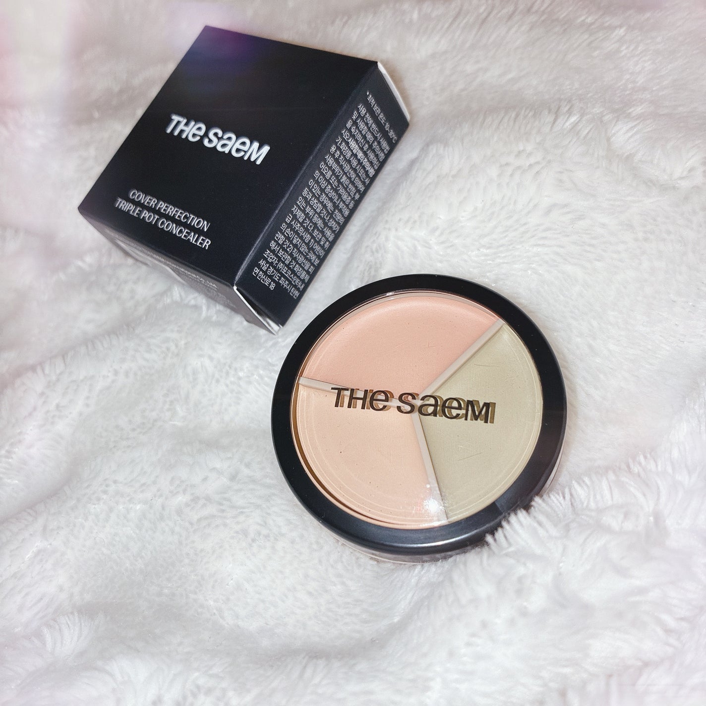 カバーパーフェクション トリプル ポット コンシーラー/the SAEM/パレットコンシーラーを使ったクチコミ(1枚目)