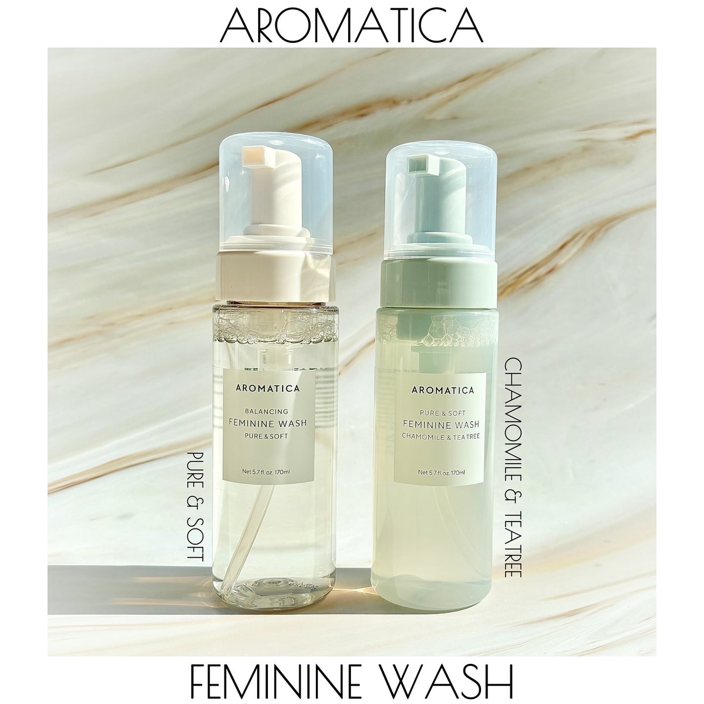 ピュア&ソフトフェミニンウォッシュ /AROMATICA/デリケートゾーンケアを使ったクチコミ(1枚目)