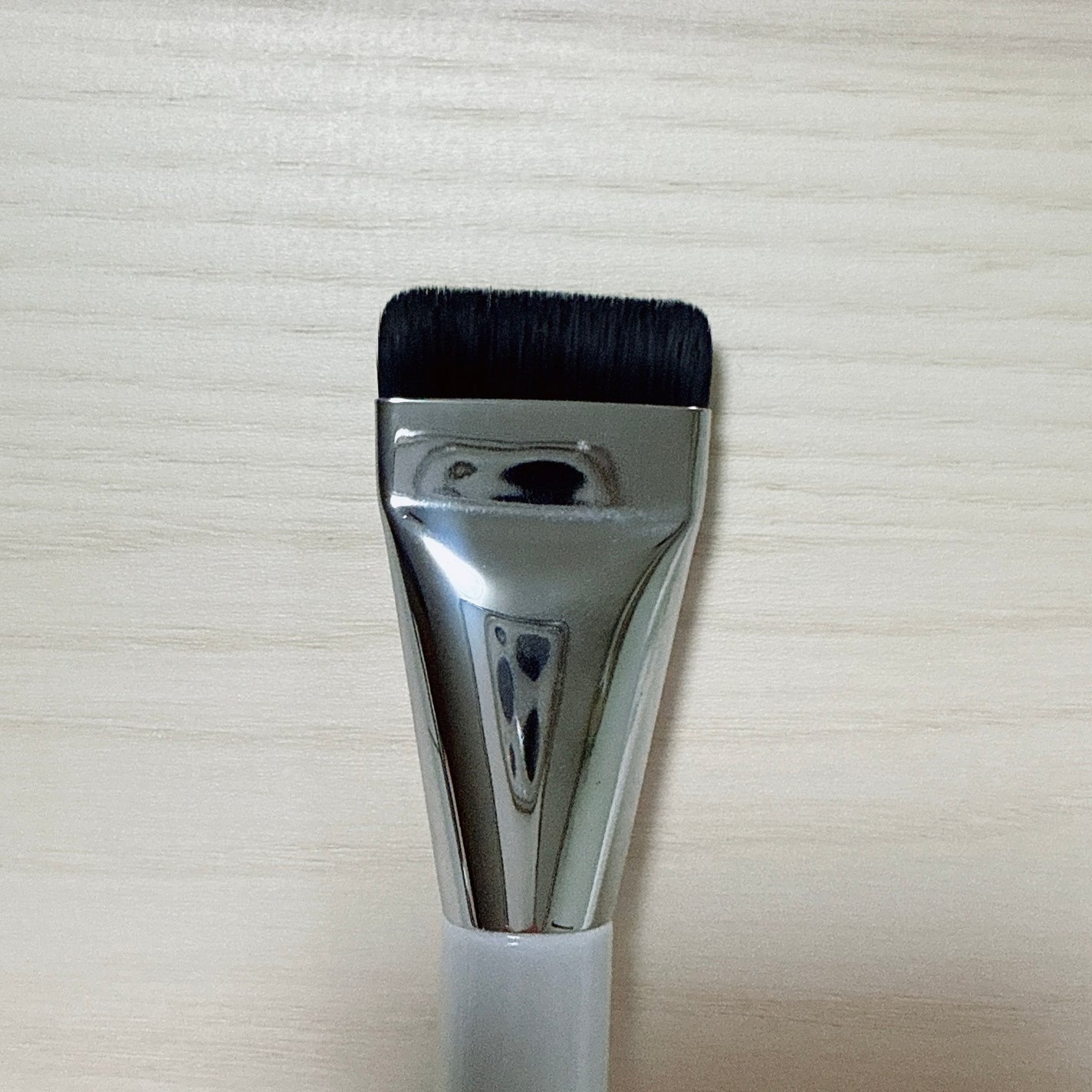Spatula Wide Foundation Brush/wakemake/メイクブラシを使ったクチコミ(2枚目)