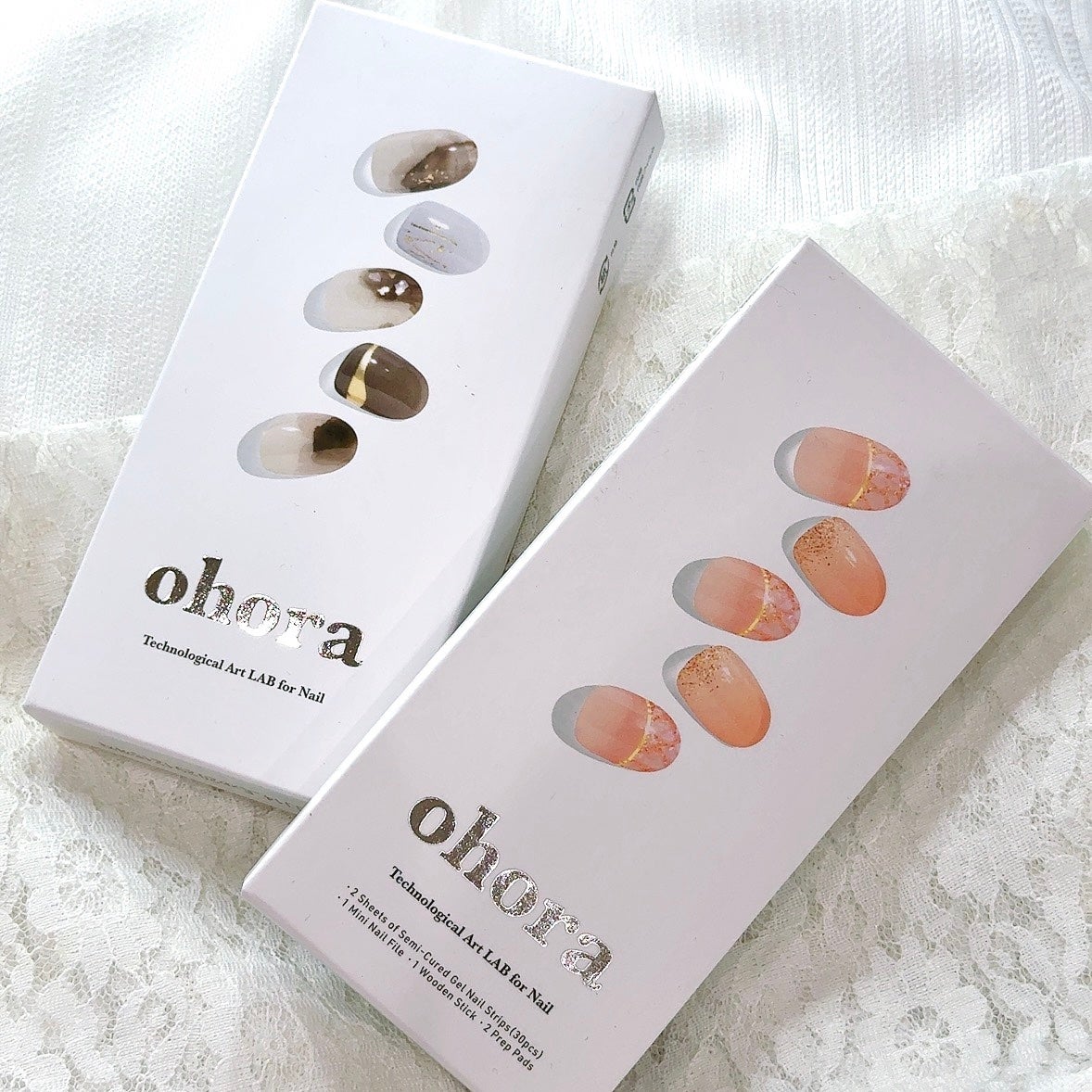 セミキュアジェルネイル(ハンド)/ohora/ネイルシールを使ったクチコミ(5枚目)