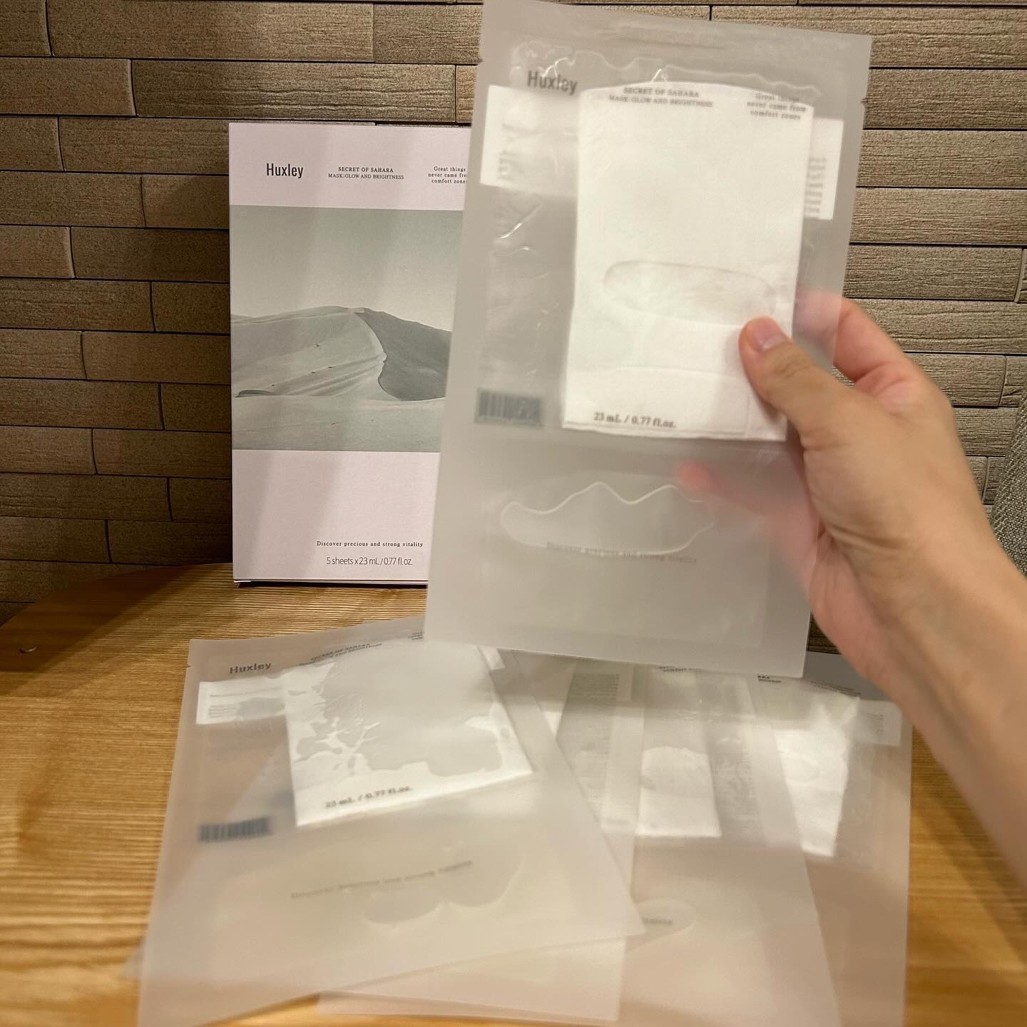マスク; グローアンドブライトネス/Huxley/シートマスク・パックを使ったクチコミ（3枚目）