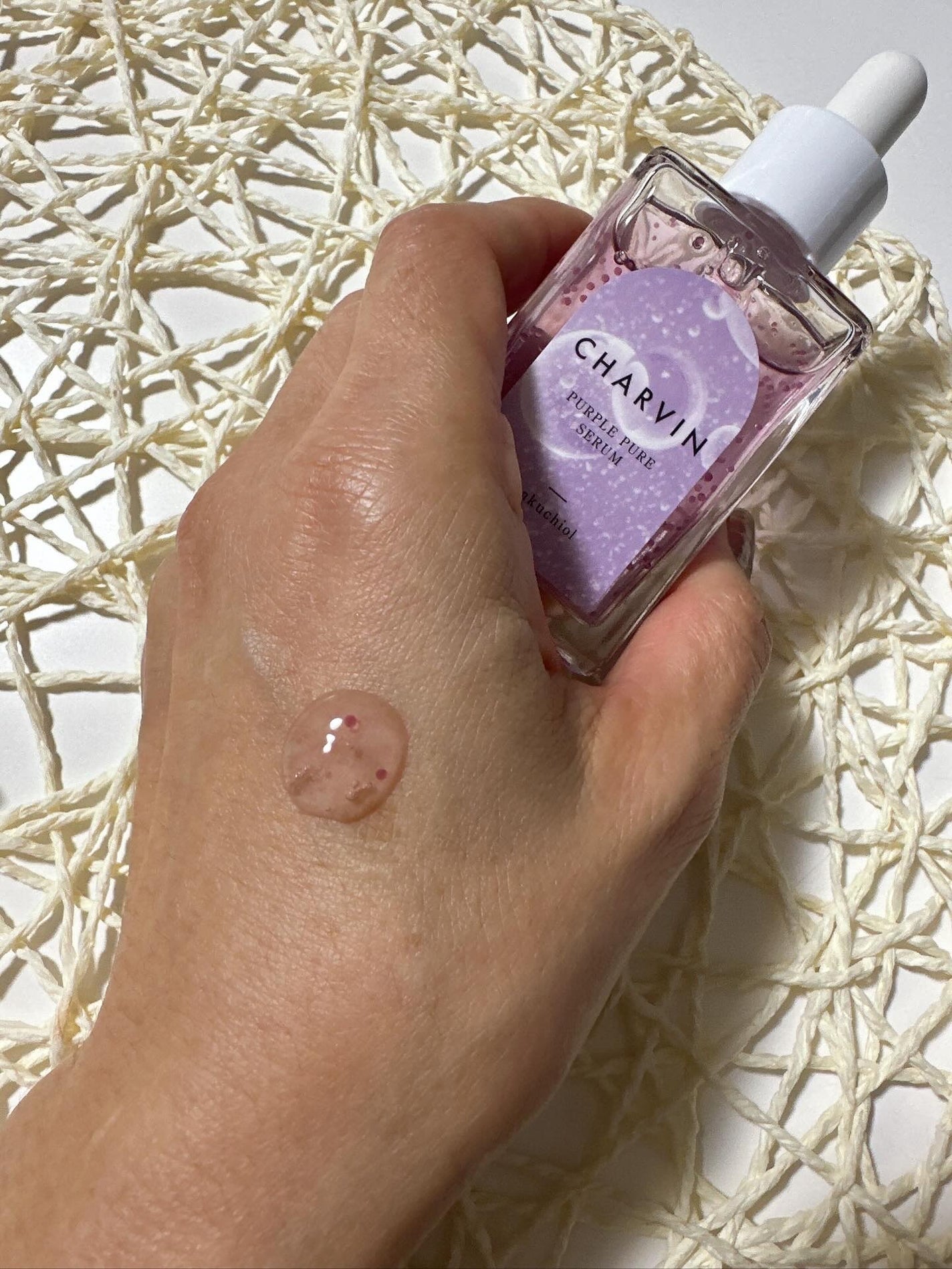 PURPLE PURE SERUM/CHARVIN/美容液を使ったクチコミ(4枚目)