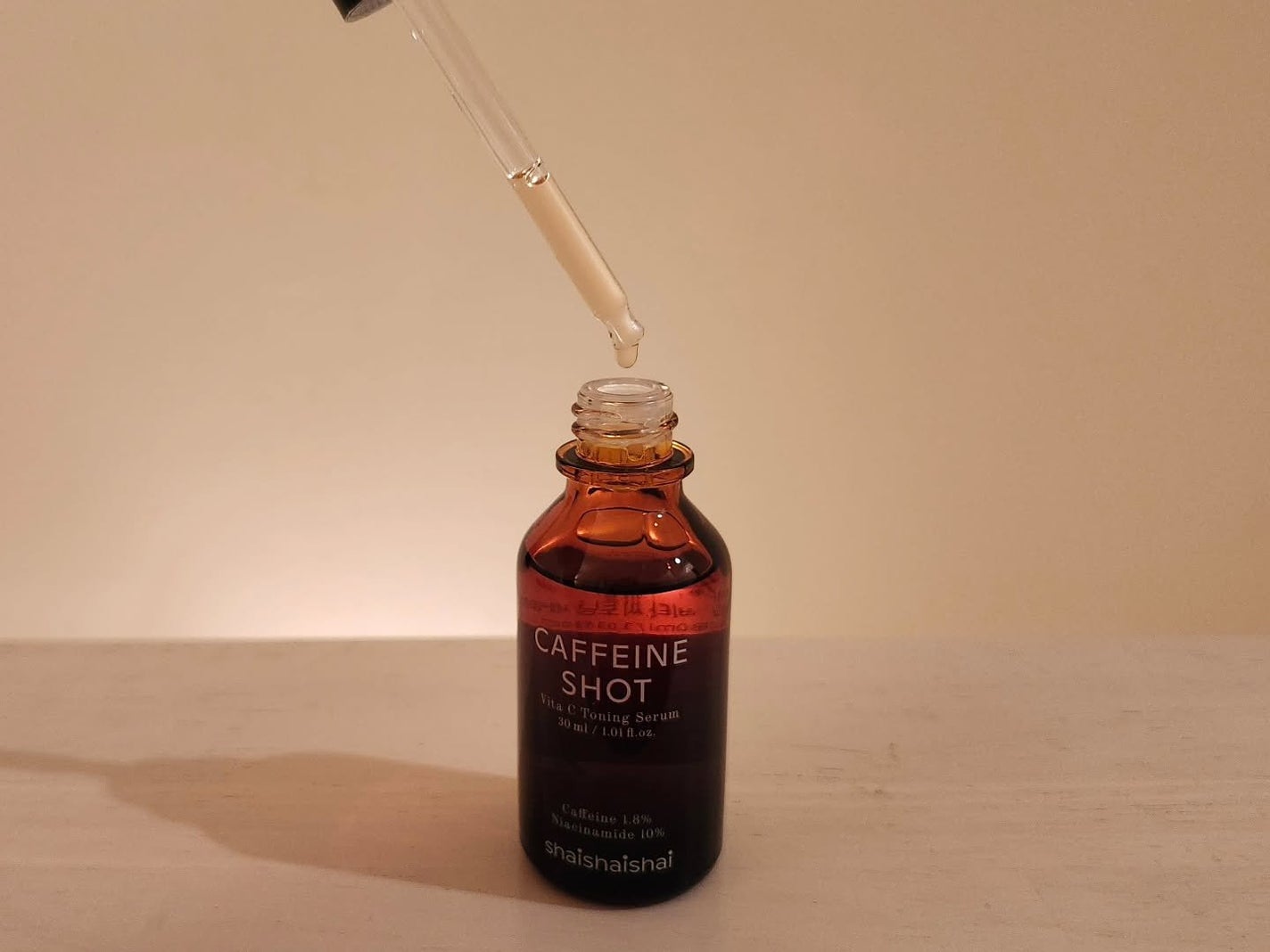カフェインショット ビタC トーニングセラム/shaishaishai/美容液を使ったクチコミ(2枚目)