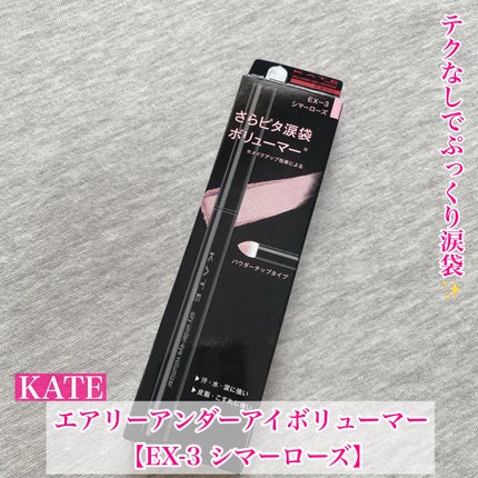 ケイト エアリーアンダーアイボリューマー/KATE/スティックアイシャドウを使ったクチコミ(1枚目)