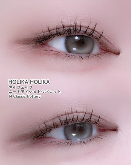 マイフェイブムードアイパレット 9カラー/HOLIKA HOLIKA/アイシャドウパレットを使ったクチコミ(2枚目)