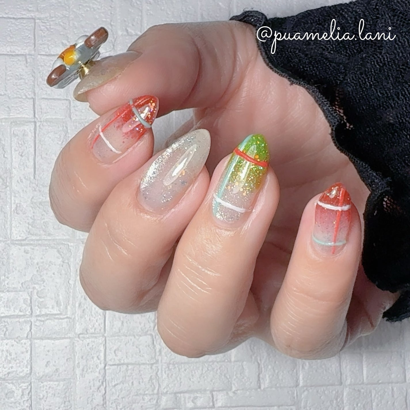 ピールオフベースジェル/sacra/ネイルトップコートを使ったクチコミ(2枚目)