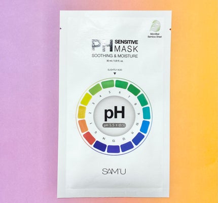 PHセンシティブマスクスージング&モイスト/SAM'U/シートマスク・パックを使ったクチコミ(1枚目)