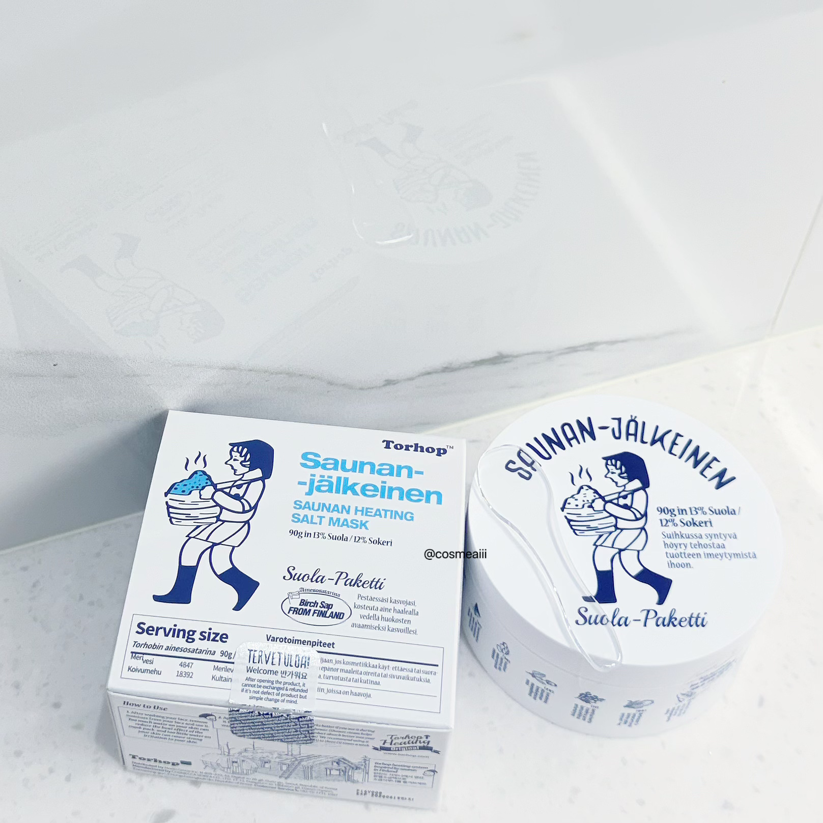 温感ブルーマスク/Torhop/洗い流すパック・マスクを使ったクチコミ（2枚目）