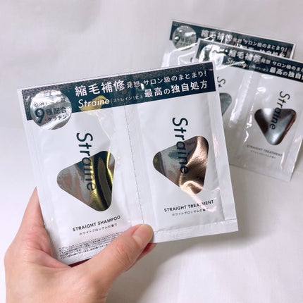 ストレートシャンプー/ストレートトリートメント ホワイトブロッサムの香り/Straine/市販シャンプーを使ったクチコミ(2枚目)