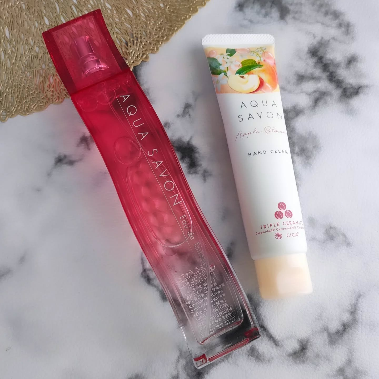 アクア シャボン　ハンドクリーム　アップルブロッサムの香り/アクアシャボン/ハンドクリームを使ったクチコミ（2枚目）