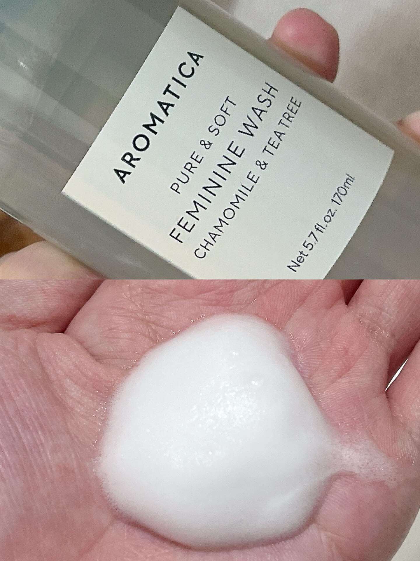 ピュア＆ソフトフェミニンウォッシュ /AROMATICA/デリケートゾーンケアを使ったクチコミ（3枚目）