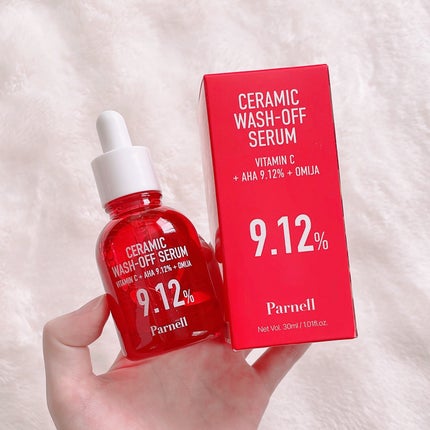 AHA 9.12 オミジャ 陶器肌 ウォッシュオフ セラム/parnell/美容液を使ったクチコミ(2枚目)