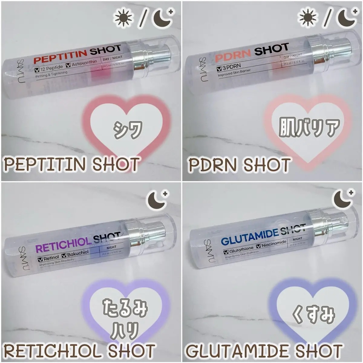 シナジーショットエディション/SAM'U/スキンケアキットを使ったクチコミ（2枚目）