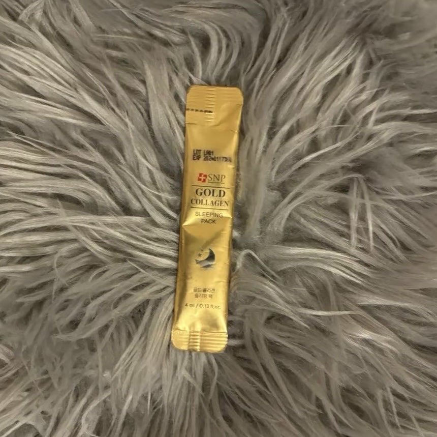 SNP ゴールド コラーゲン スリーピング パック/SNP/シートマスク・パックを使ったクチコミ（1枚目）