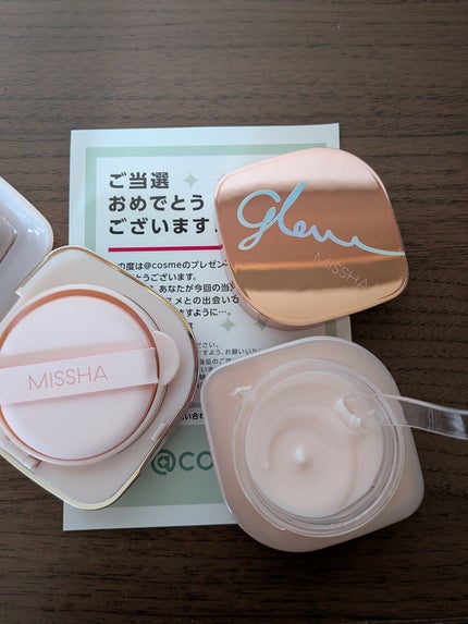 ミシャ グロウ クッション ファンデーション(ルミナスカバー)/MISSHA/クッションファンデーションを使ったクチコミ(1枚目)