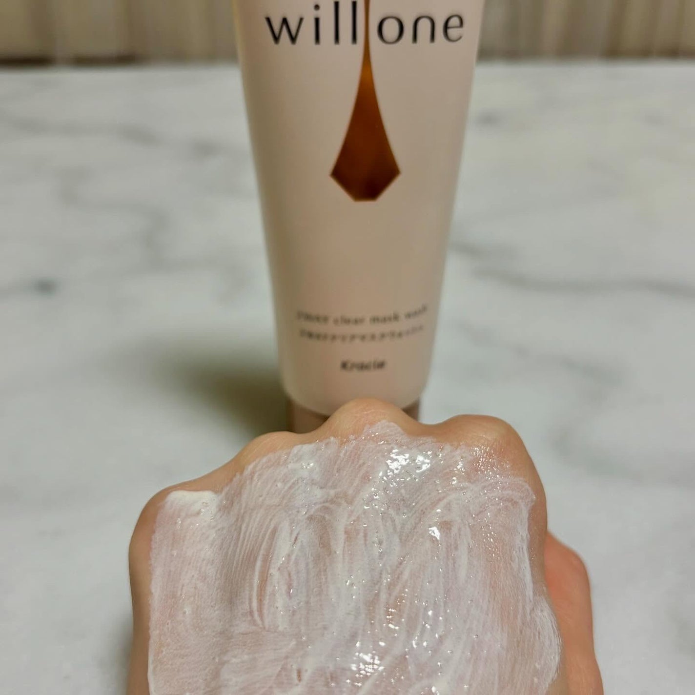 willone 2WAYクリアマスクウォッシュ/クラシエ/その他洗顔料を使ったクチコミ(4枚目)