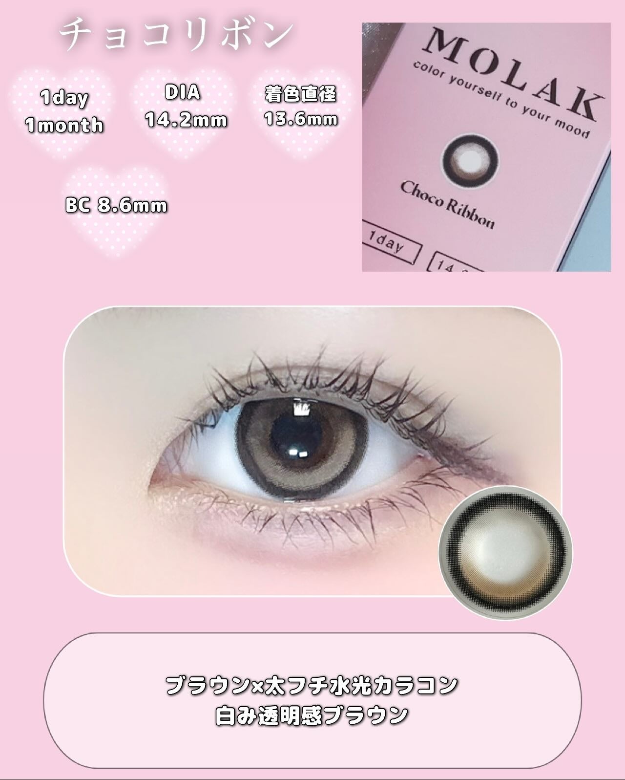 MOLAK 1day/MOLAK/ワンデー(1DAY)カラコンを使ったクチコミ(2枚目)