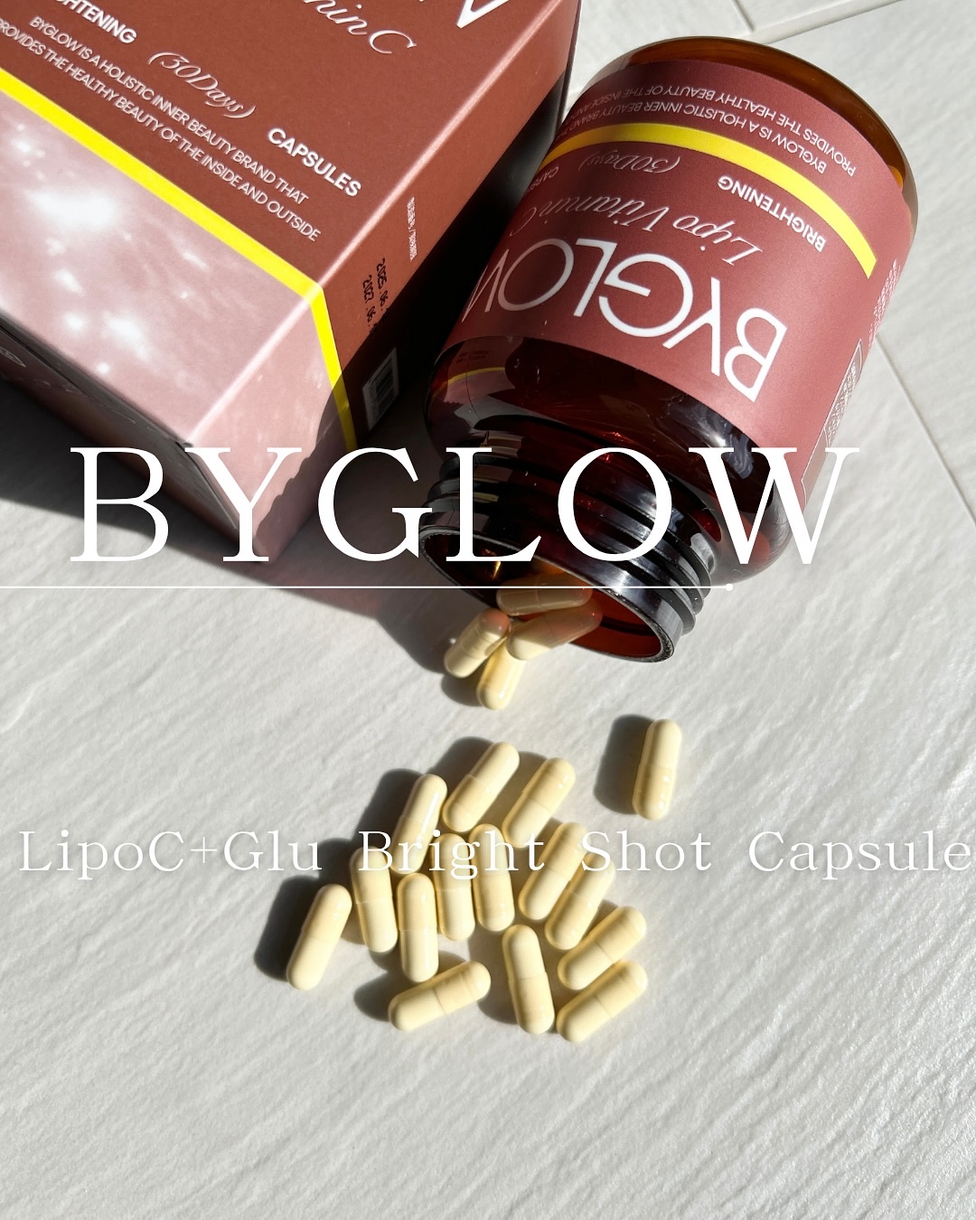 バイグロー リポシープラスグル ブライトショット カプセル/ByGLOW/美容サプリメントを使ったクチコミ（1枚目）