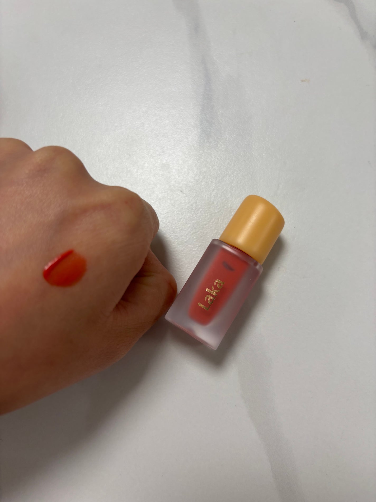 フルーティーグラムティント/Laka/リップティントを使ったクチコミ(3枚目)