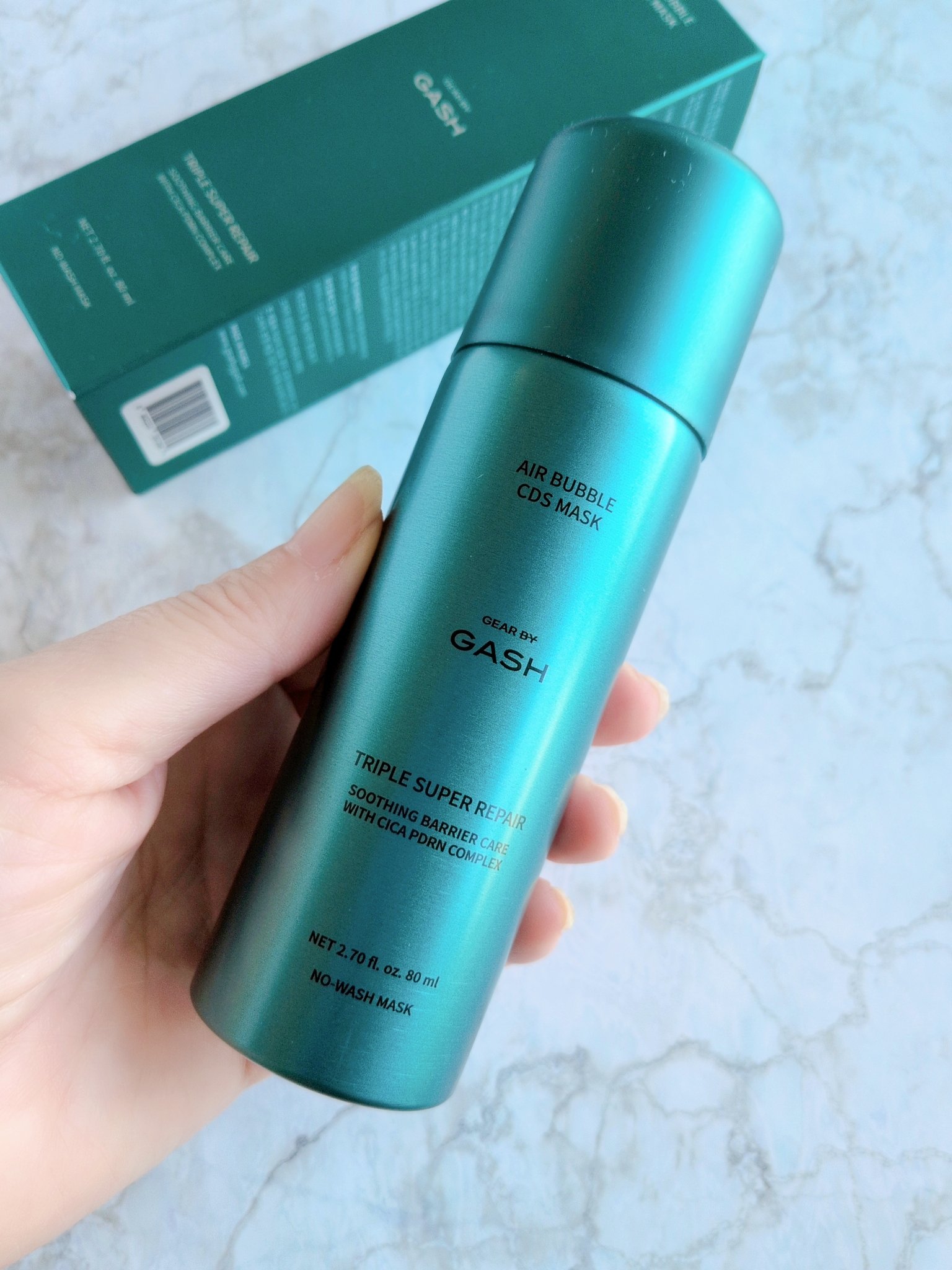 エアバブルCDSマスク トリプルSリペア/GASH/洗い流すパック・マスクを使ったクチコミ（2枚目）