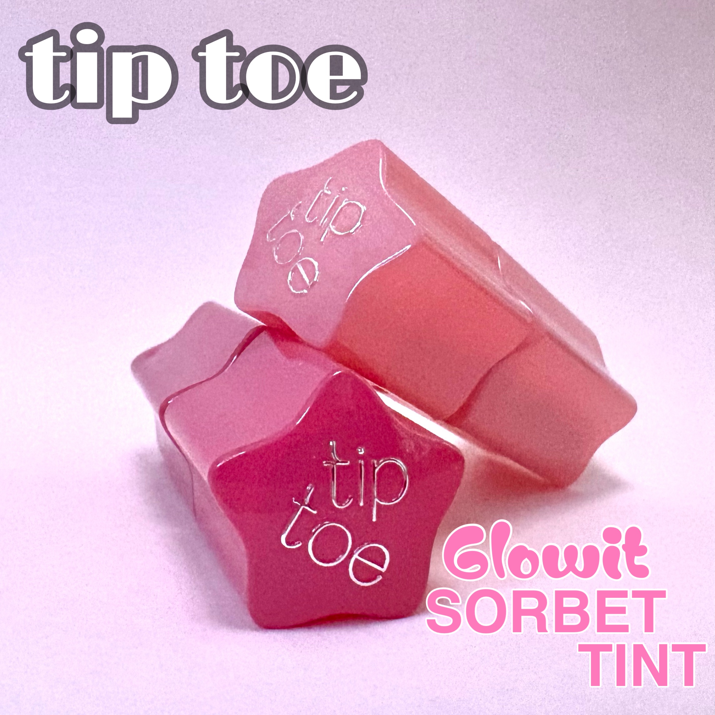 グロウイットソルベティント/tiptoe/リップティントを使ったクチコミ（1枚目）