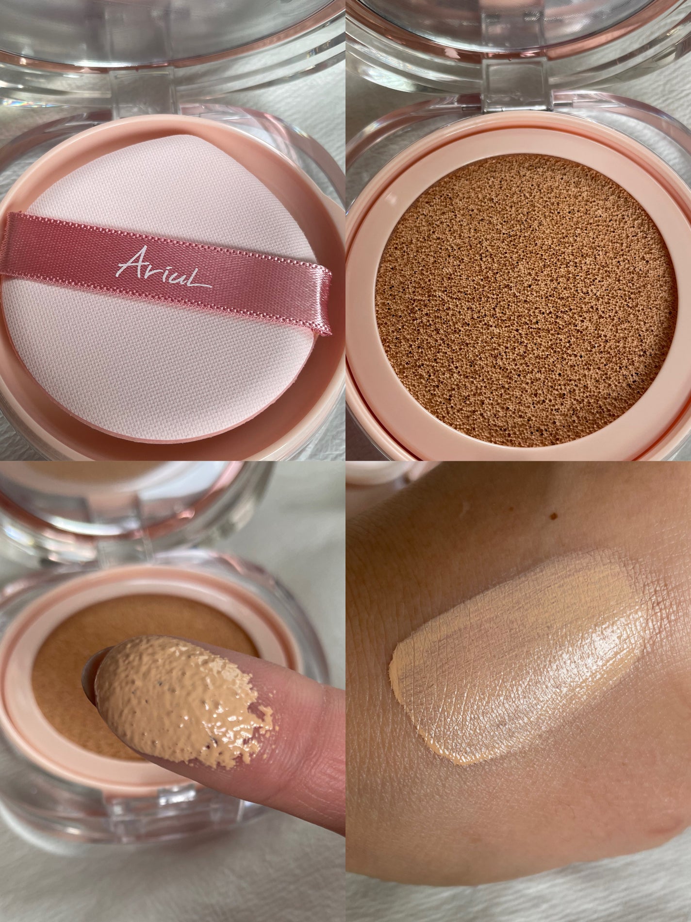 アリウル インクフェザーカバーラスティングクッション/Ariul/クッションファンデーションを使ったクチコミ(2枚目)