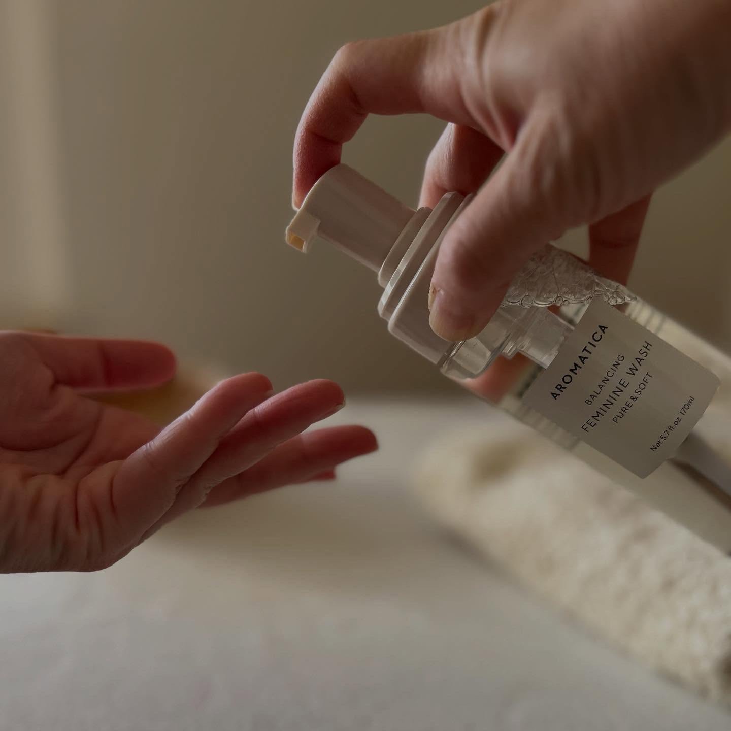 ピュア＆ソフトフェミニンウォッシュ /AROMATICA/デリケートゾーンケアを使ったクチコミ（3枚目）