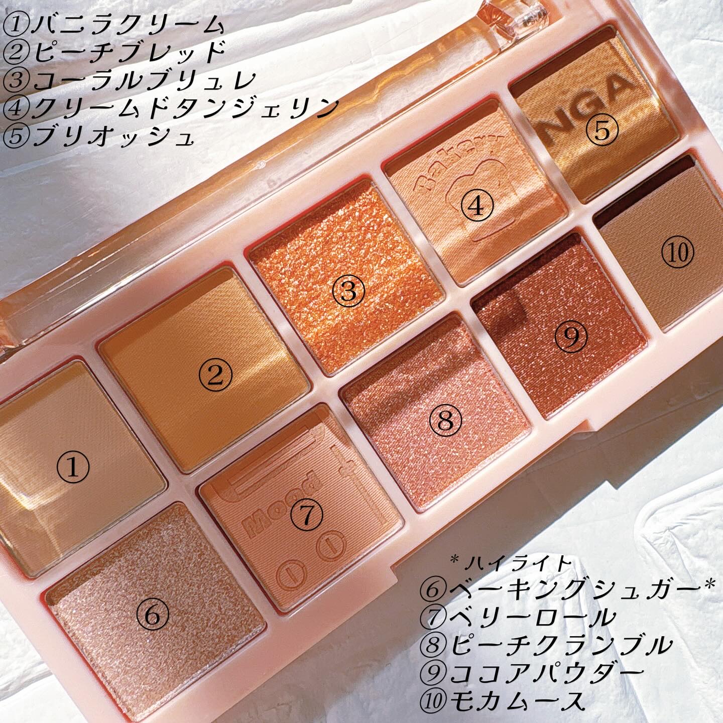 ムードアイズシャドウパレット/INGA/アイシャドウパレットを使ったクチコミ（2枚目）