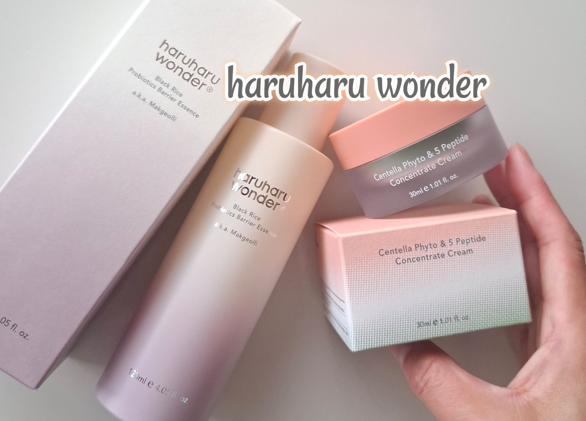 \\ヴィーガンスキンケアブランド🤍//

乾燥の気になるシーズンに使いたくなる【haruharu wonder】の2アイテムのご紹介です

◼️ブラックライス プロバイオティクス
バリアエッセンス
・肌バリア機能を整える黒米マッコリエッセ