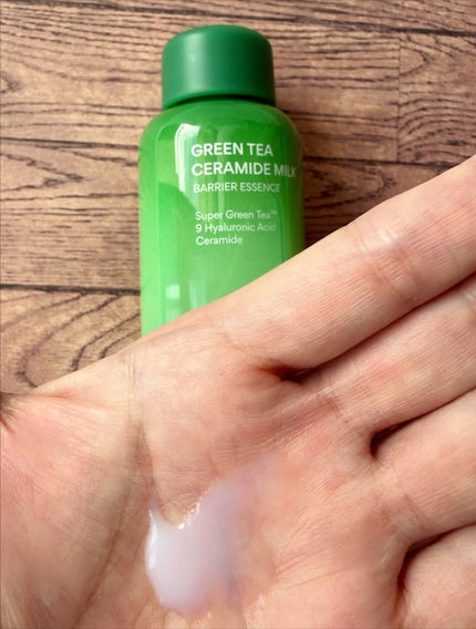 グリーンティー セラミド ミルク エッセンストナー/innisfree/化粧水を使ったクチコミ(3枚目)