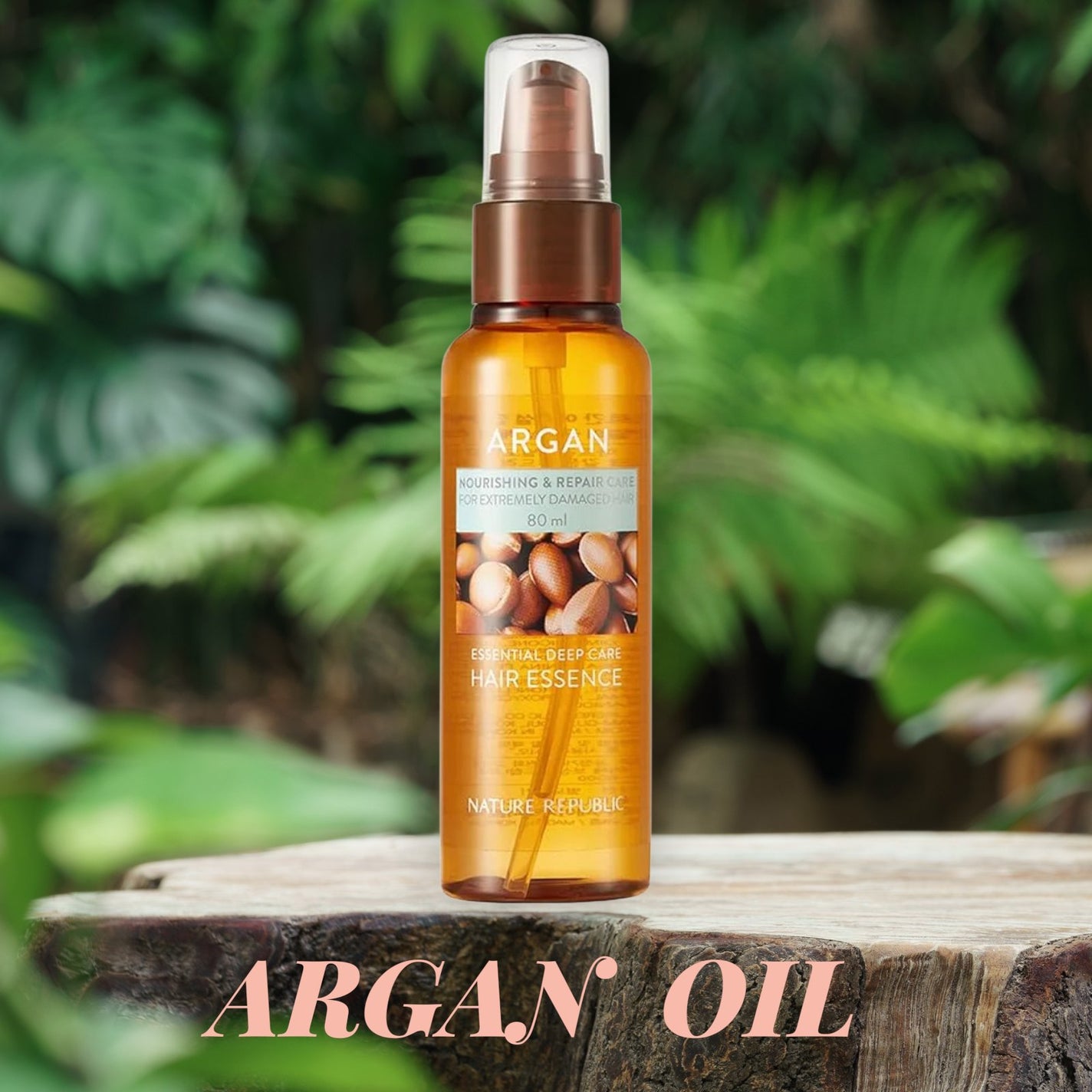 アルガンエッセンシャル ヘアオイル/ネイチャーリパブリック/ヘアオイルを使ったクチコミ(1枚目)