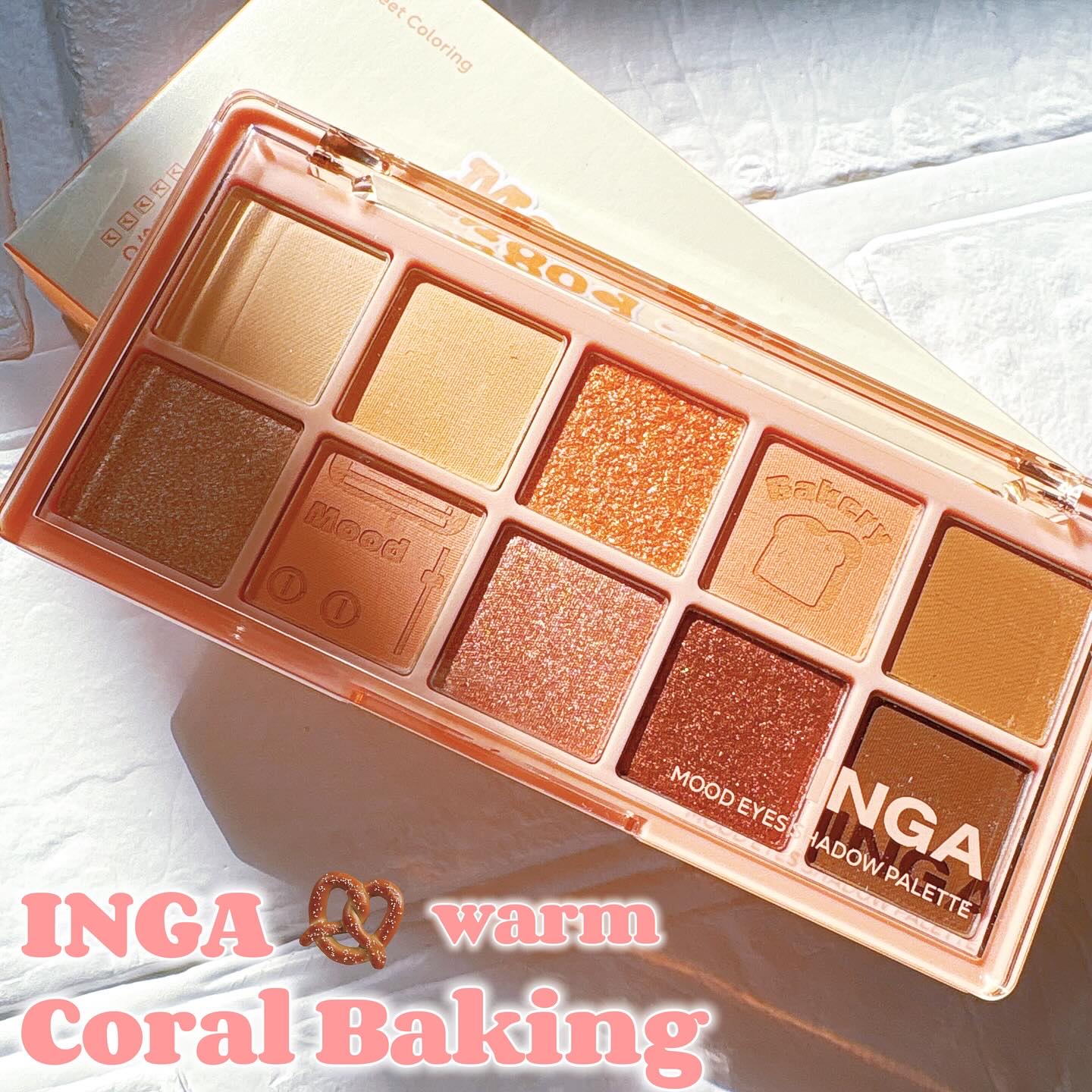 ムードアイズシャドウパレット/INGA/アイシャドウパレットを使ったクチコミ（1枚目）