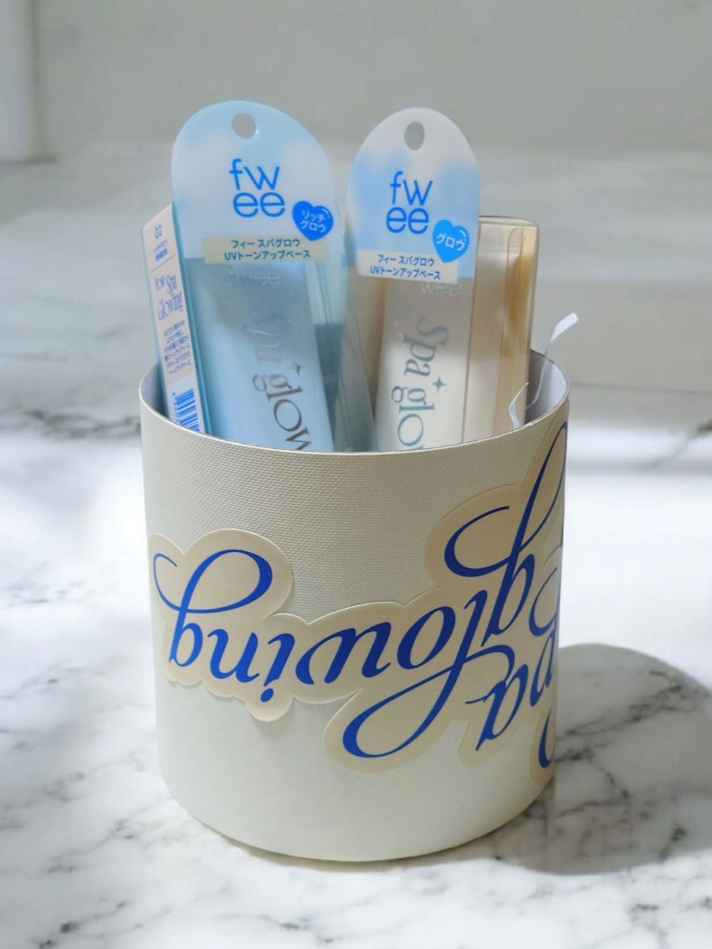 スパグロウUVトーンアップベース/fwee/化粧下地を使ったクチコミ（3枚目）