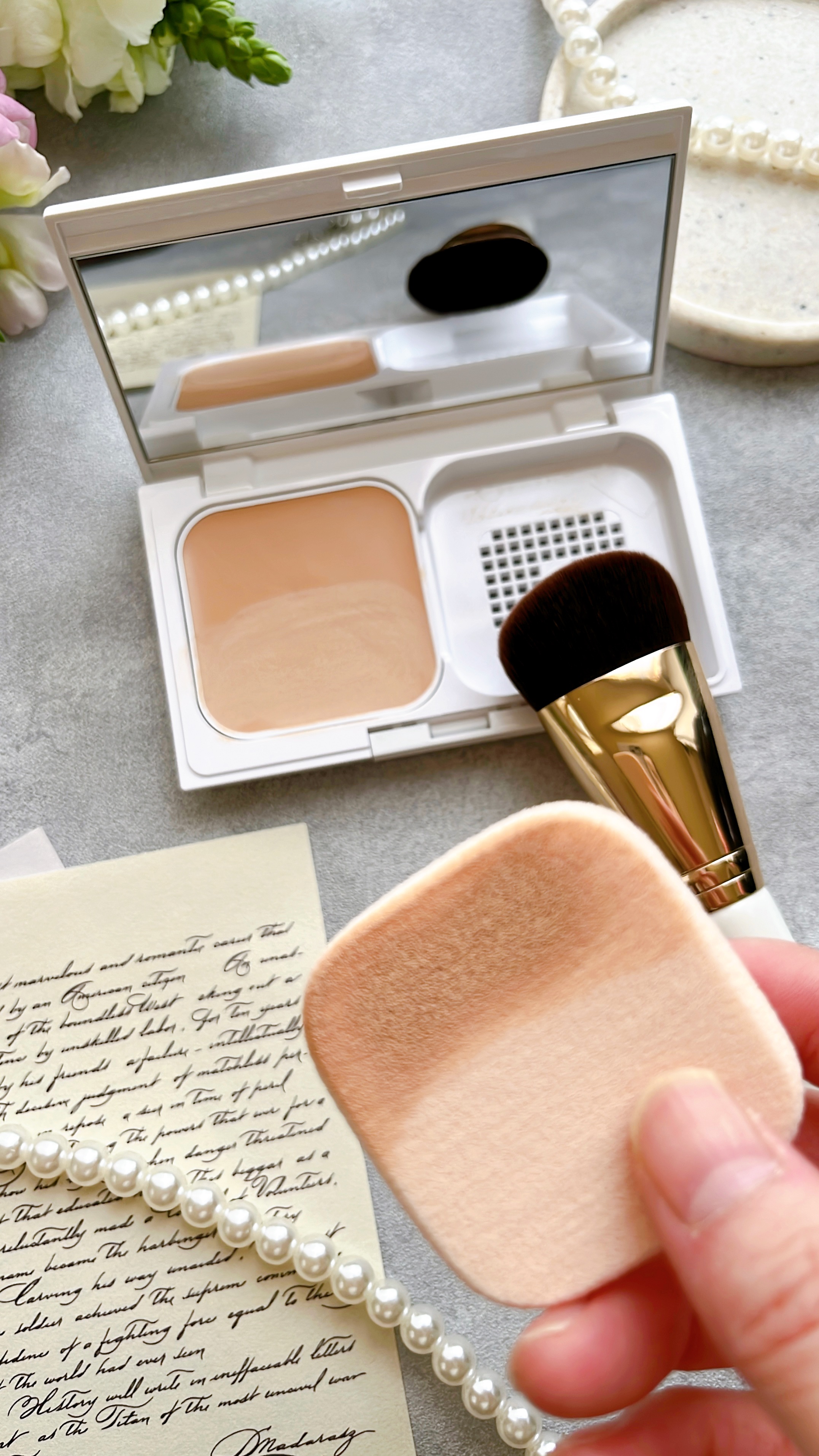 マーシュフィールド SC クリーミィタッチファンデ/マーシュ・フィールド/クリーム・エマルジョンファンデーションを使ったクチコミ（3枚目）