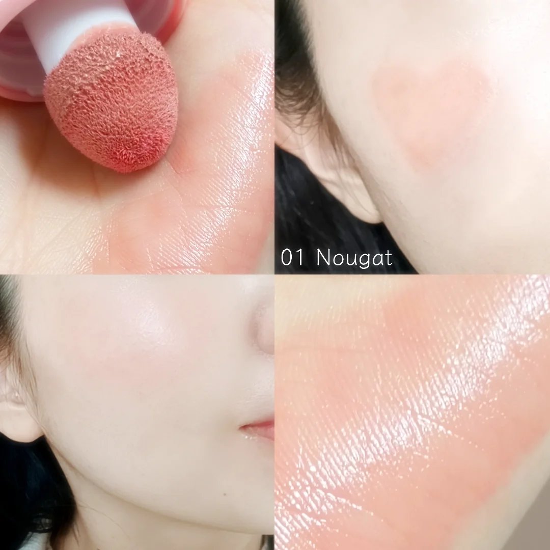 ボンボングロウチーク 09フィグ/Dear.A/リキッドチークを使ったクチコミ（3枚目）