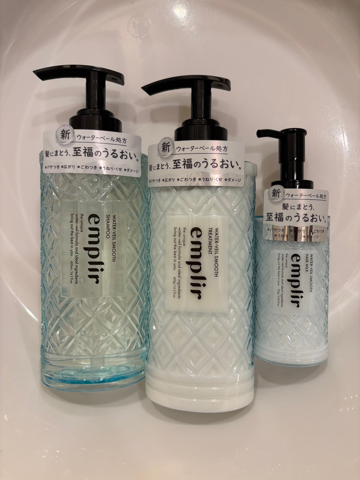 ウォーターベール スムース シャンプー/トリートメント/emplir/市販シャンプーを使ったクチコミ(1枚目)