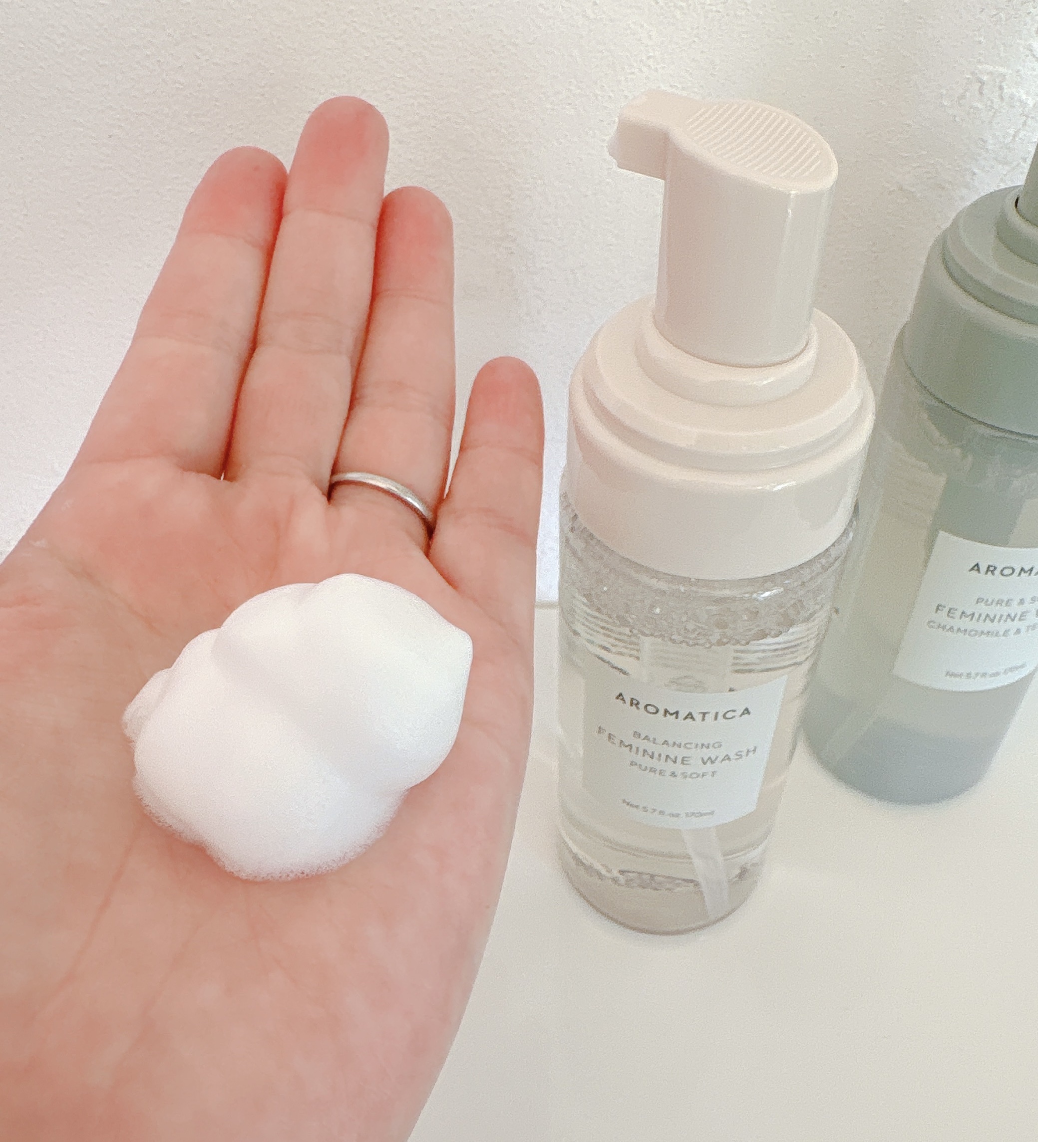 ピュア＆ソフトフェミニンウォッシュ /AROMATICA/デリケートゾーンケアを使ったクチコミ（3枚目）