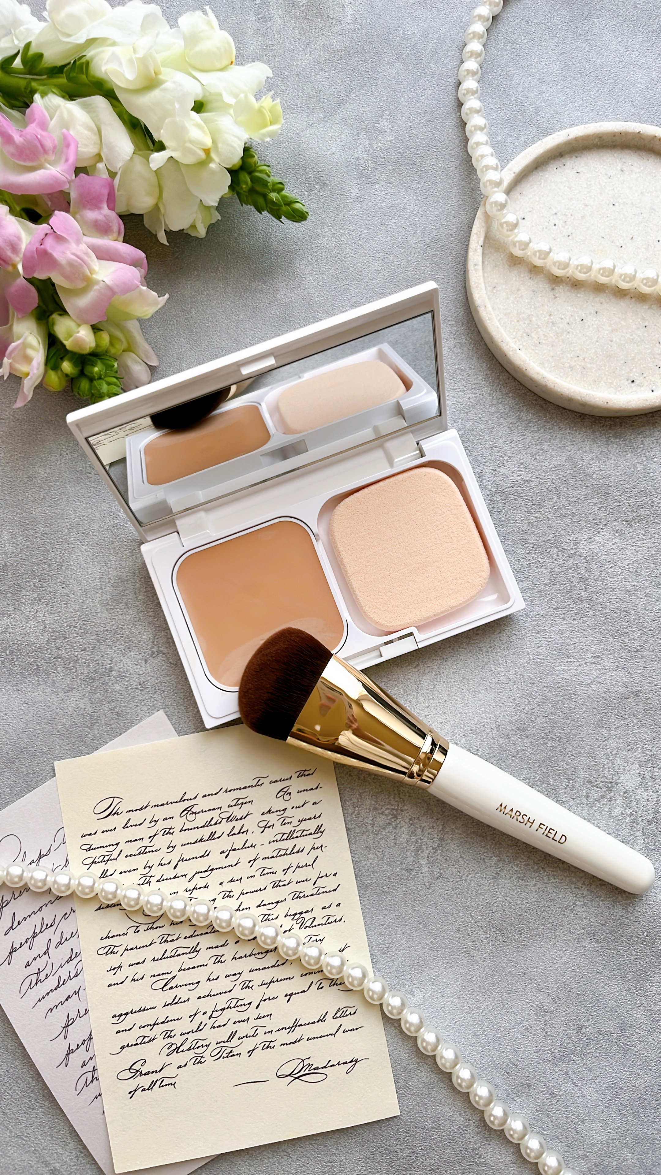 マーシュフィールド SC クリーミィタッチファンデ/マーシュ・フィールド/クリーム・エマルジョンファンデーションを使ったクチコミ（1枚目）