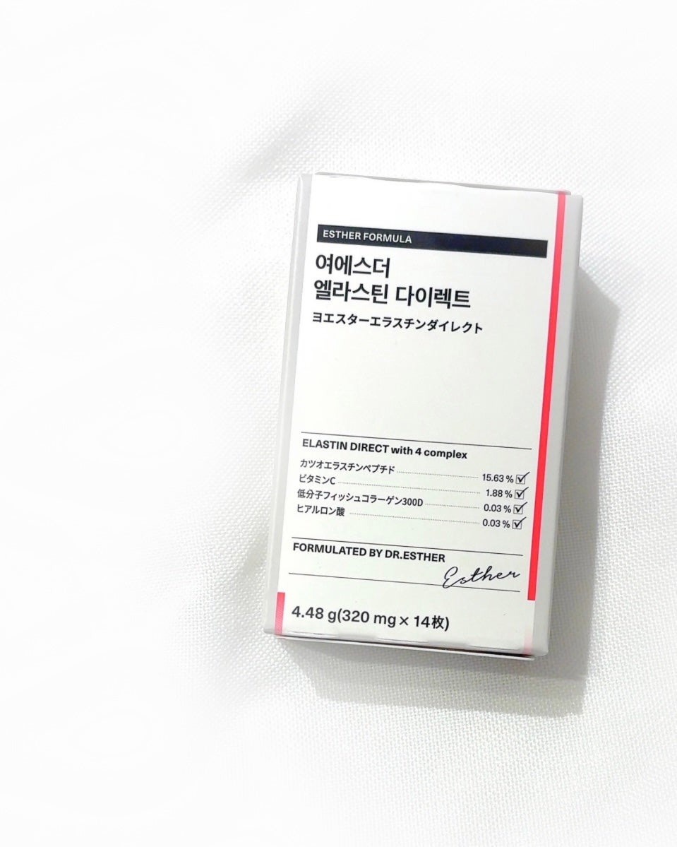 ヨエスターエラスチンダイレクト/ESTHER FORMULA/健康サプリメントを使ったクチコミ(1枚目)