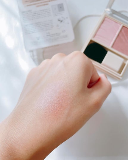 レイヤード フルリ チーク/Visée/パウダーチークを使ったクチコミ(4枚目)