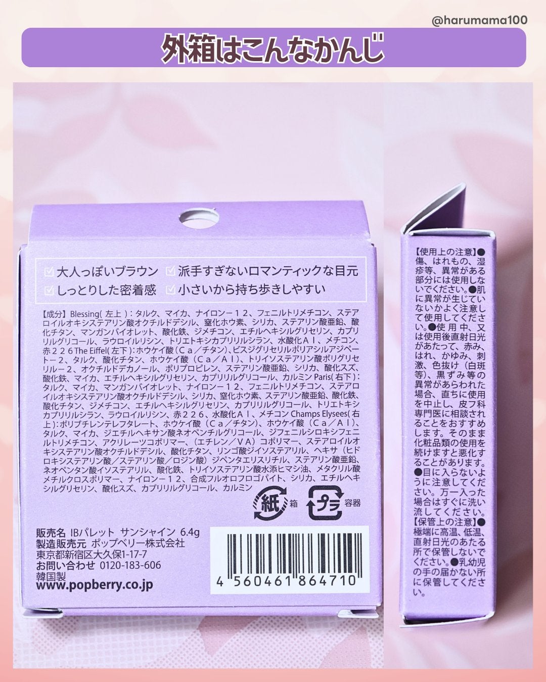 RANCABLE TRIP EYE PALETTE/IBIM/アイシャドウパレットを使ったクチコミ(6枚目)