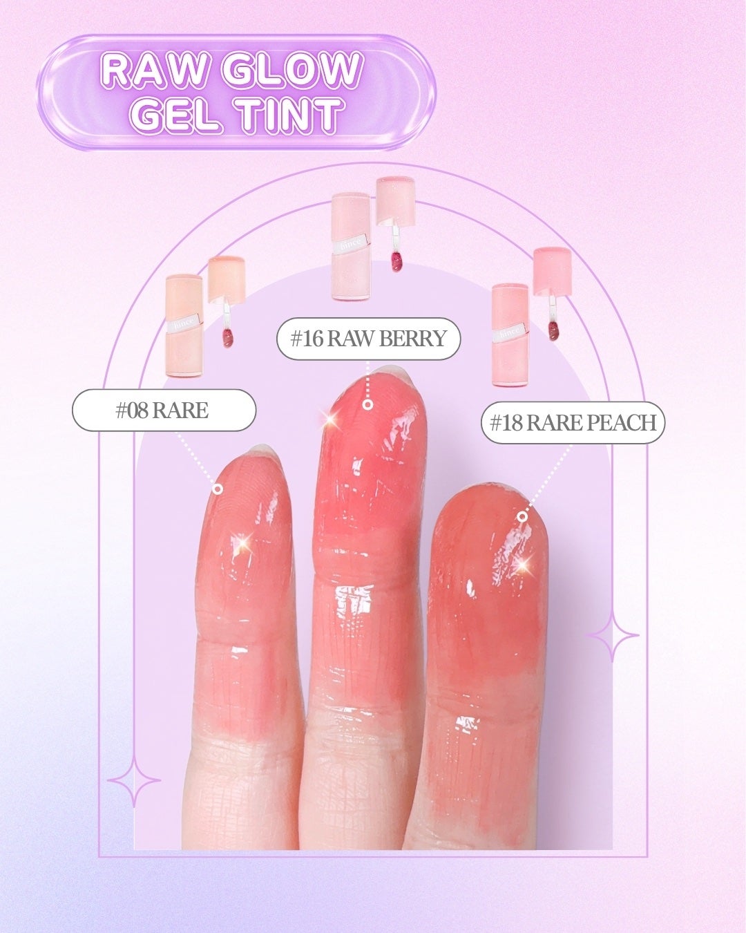 ロウグロウジェルティント/hince/リップティントを使ったクチコミ(5枚目)