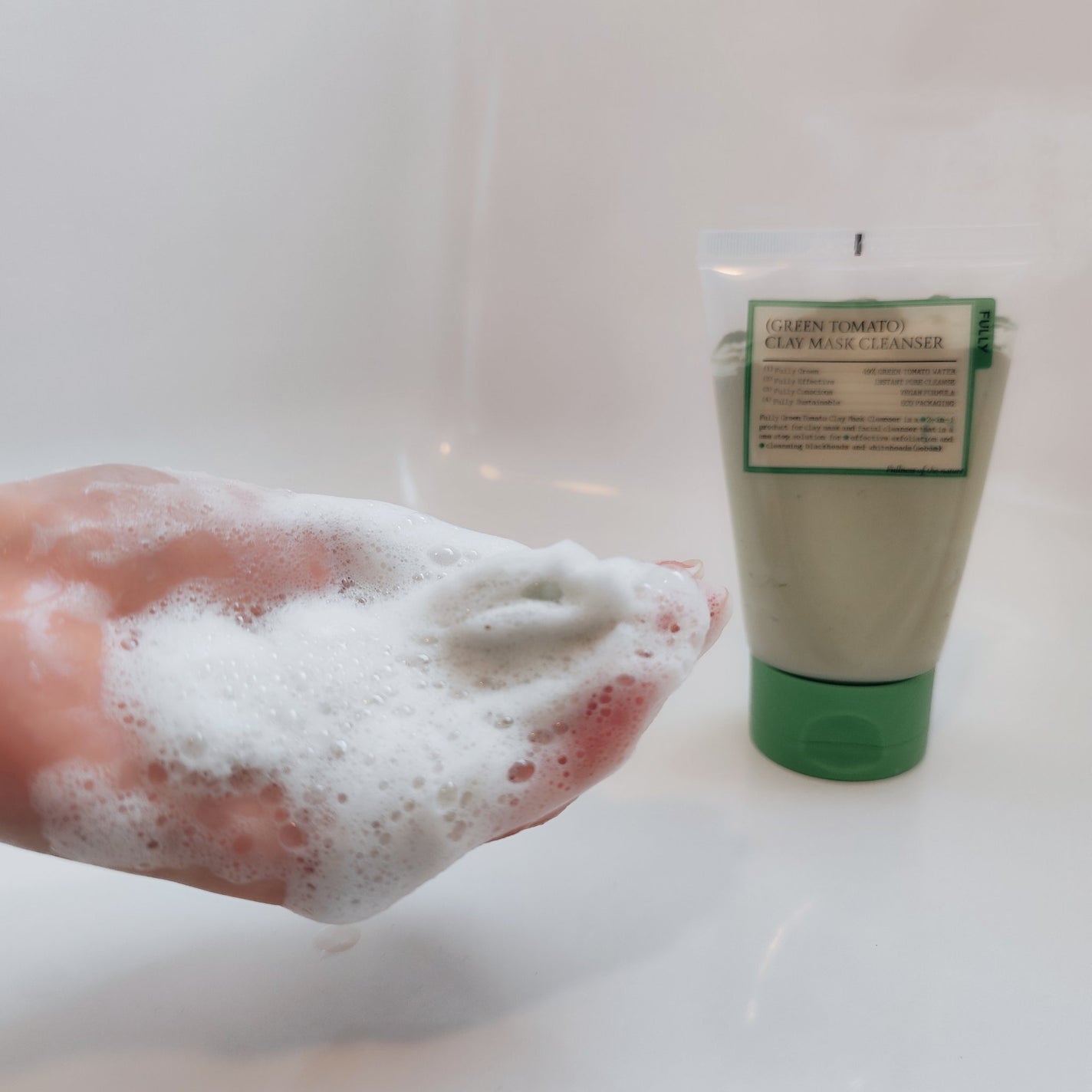 グリーントマトクレイマスククレンザー/FULLY/洗い流すパック・マスクを使ったクチコミ(3枚目)