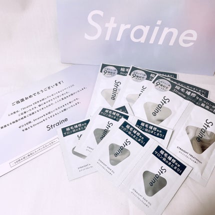 ストレートシャンプー/ストレートトリートメント ホワイトブロッサムの香り/Straine/市販シャンプーを使ったクチコミ(1枚目)